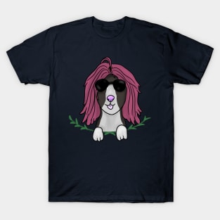 Dog in wig T-Shirt